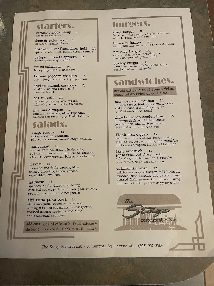 Menu Stage Restaurant-6